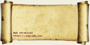 Isidora Parenta vizit kartica